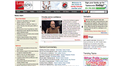 Desktop Screenshot of lensonnews.com