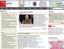 Tablet Screenshot of lensonnews.com